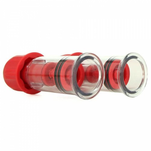 CalExotics COLT Nipple Pro-Suckers - Помпа для сосков, 10.3х3.8 см (красный) - sex-shop.ua