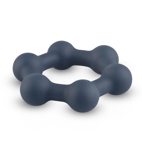 Boners Hexagon Cock Ring - Эрекционное кольцо, 3,8 см (серый)