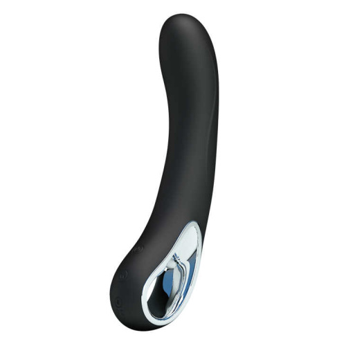 Pretty Love Alston Vibrator Black - Классический вибратор, 19.7х3.5 см (чёрный) - sex-shop.ua