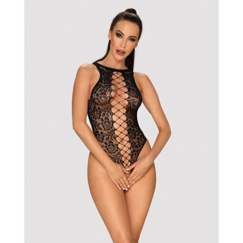 Obsessive B129 teddy - Боди, XL/XXL (чёрный)