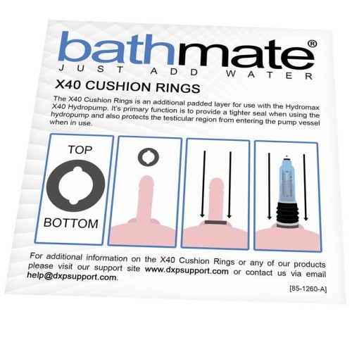 Кольцо комфорта для гидропомпы Bathmate X40 (Hydromax 9) - sex-shop.ua
