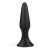 LoveToy Lure Me Large Anal Plug - силиконовая анальная пробка, 12.5х3 см (чёрный)