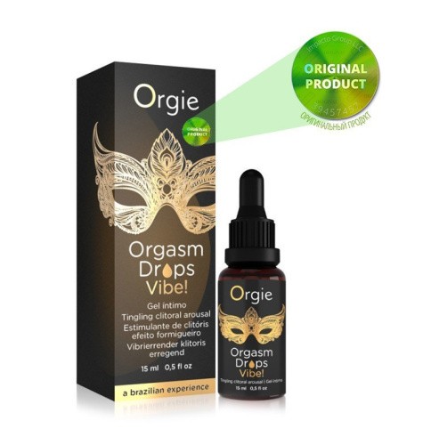 Orgie-Orgasm Drops Vibe-стимулююча сироватка з ефектом вібрації, 15 мл
