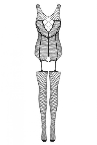 Obsessive N119 - Комбинезон-сетка, S-L (чёрный)