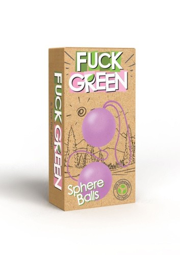 Fuck Green Sphere Balls - Вагінальні кульки, 3,2 см (рожевий)
