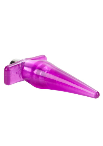 California Exotic Novelties Mini Vibro Tease - Анальная вибропробка, 10х3 см (розовая) - sex-shop.ua