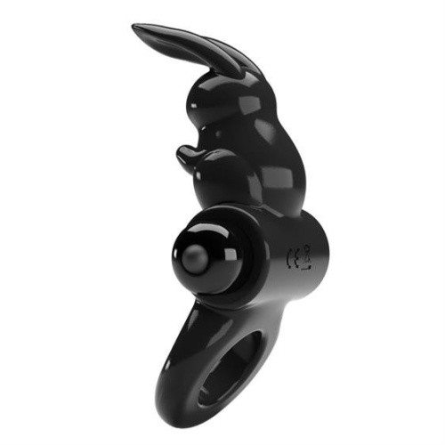 Pretty Love Exciting Vibrating  Cock Ring - Эрекционное кольцо с вибрацией, 2,4 см (черный)