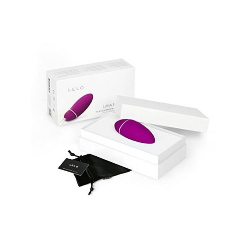 Lelo Luna Smart Bead - вагинальный тренажер с вибрацией, 8,2х3,4 см (фиолетовый) - sex-shop.ua