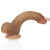 LoveToy 8'' Dual layered Silicone Dildo - силіконовий фалоімітатор подвійної щільності, 22х3.8 см (коричневий) - купити в Україні | Секс шоп SEX-SHOP.ua