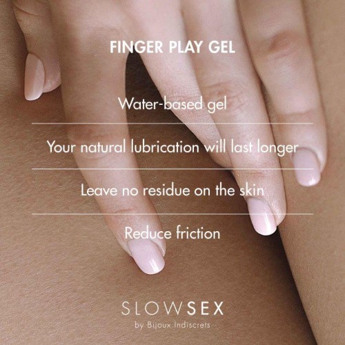 Bijoux Indiscrets Slow Sex - Finger play gel - Гель-смазка для мастурбации, 30 мл