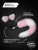 Пікантні Штучки - анальна пробка з хвостиком та вушками в комплекті, 7х2.8 см (білий з світло-рожевим)