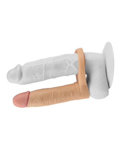 LoveToy The Ultra Soft Double Flesh 5.8 - Насадка для двойного проникновения, 14.7х3.3 см