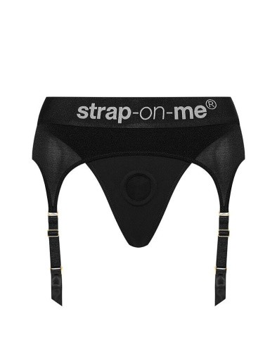 Strap-On-Me Rebel Harness - S - трусы для страпона с подвязками для чулок - sex-shop.ua