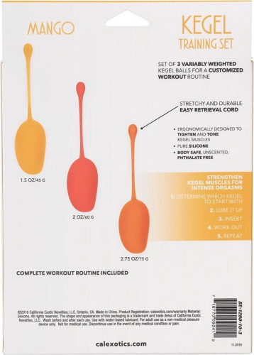 Kegel Training Set Mango - Набір вагінальних кульок - купити в Україні | Секс шоп SEX-SHOP.ua