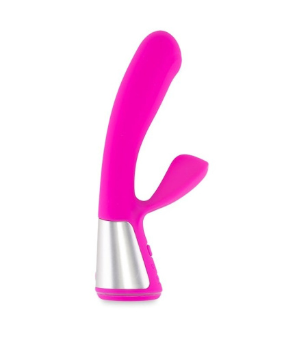 Ohmibod Fuse for Kiiroo - Интерактивный вибратор-кролик, 18х3.4 см (розовый) - sex-shop.ua