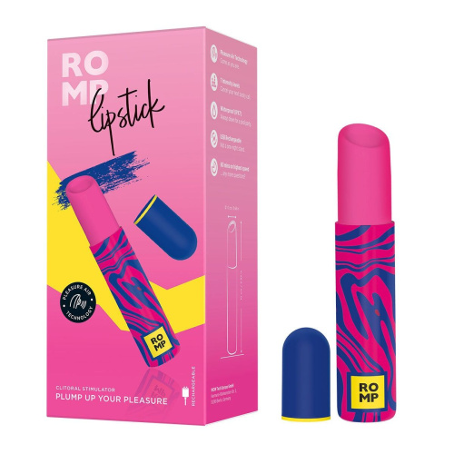 Вакуумный стимулятор клитора Romp Lipstick - sex-shop.ua