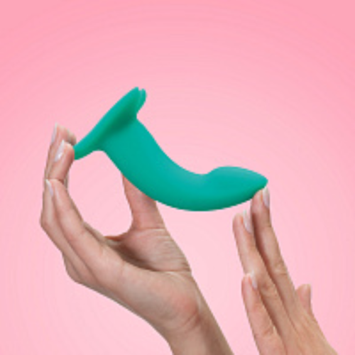 Fun Factory Limba Flex M - Гибкий силиконовый фаллоимитатор, 17х3 см, (зеленый) - Купити в Україні | Sex-shop.ua ❤️