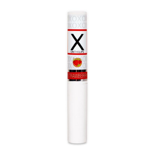 Sensuva - X on the Lips Strawberry - Стимулирующий бальзам для губ с феромонами, клубника - sex-shop.ua