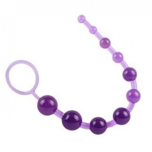 Hi-Basic Sassy Anal Beads Purple - Анальний ланцюжок, 26,3х2.4 см (фіолетовий)