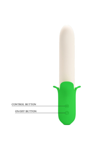 Pretty Love Banana Knight Vibrator - Вібратор, 19,5 см (зелений)