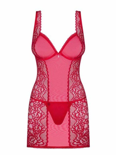 Obsessive Rougebelle chemise - сексуальная сорочка, S/M
