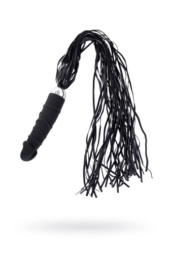 Toyfa - xBlack & Red, Vibrator, 6 vibration modes - Вібратор з батогом, 16х3.5 см (чорний) - купити в Україні | Секс шоп SEX-SHOP.ua