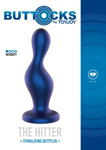 TOYJOY The Hitter Buttplug - Анальна пробка, 13 см (синій)