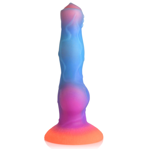 Фаллоимитатор собачий член Creature Cocks Space Cock Glow-in-the-Dark Alien Dilldo, 21.6х6.6 см - sex-shop.ua