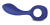 Gvibe Gpop - Анатомический вибратор для обоих партнёров, 12.5х2.8 см (синий) - sex-shop.ua