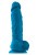 Цветной фаллоимитатор на присоске Coloursoft Soft Dildo, 13х4 см (голубой) - sex-shop.ua