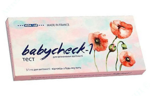 BABYCHECK-1 - Тест на вагітність, 1 шт