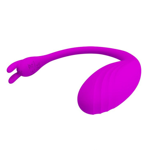 LyBaile Pretty Love Catalina Remoste Stimulator - мощное смарт виброяйцо, 10х3.1 см (фиолетовый)