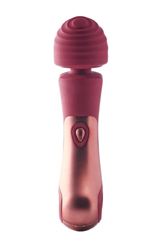 Dream Toys Dinky Curved Wand Jacky O - Вибратор микрофон, 23 см (бордовый)