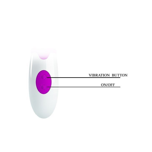 LyBaile Pretty Love Butterfly Kiss Vibrator - вибратор кролик с бабочкой и 30 режимами, 19.9х3.1 см (фиолетовый)