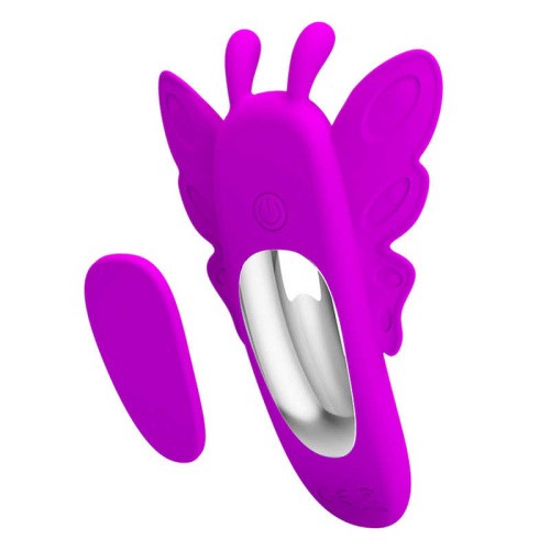 LyBaile Romance Aileen Remote Panty Massager Purple - Вибратор в трусики, 10.5х6.2 см (фиолетовый) - sex-shop.ua