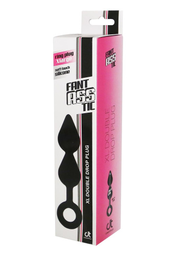 Dream Toys Fantasstic XL - Анальная пробка, 20 см (черный)