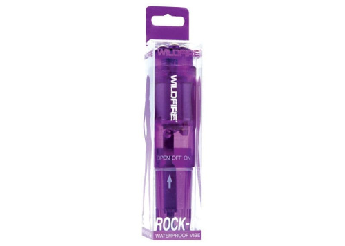 Wildfire® Rock-In Waterproof Massager -Вібромасажер, 10,16х2,54 см (пурпурний)