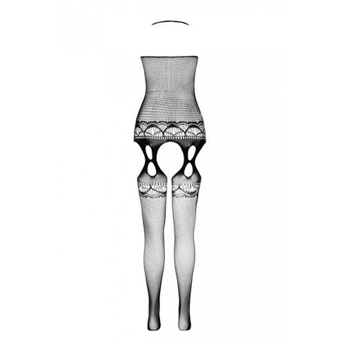 Passion Eco BS006 - Эротичный бодистокинг, S-L (чёрный)
