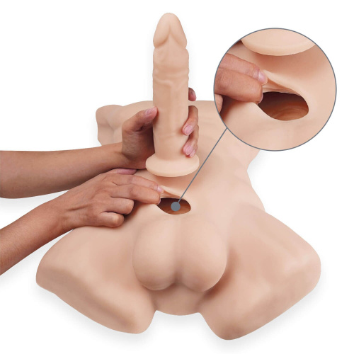 Торс с фаллоимитатором SilexD Apollo L Male Torso