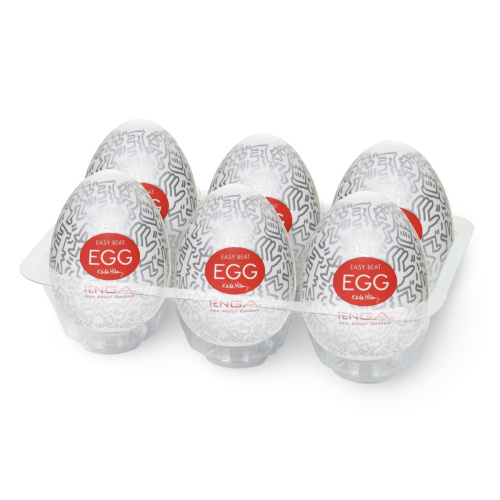 Tenga Keith Haring EGG Party набор (6 яиц)