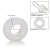 California Exotic Novelties - Stopper Ring - Эрекционное кольцо-ограничитель, 3.75 см.