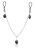 Украшение на соски Nonpiercing Nipple Chain Jewelry, оникс