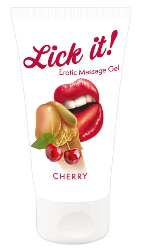 Lick It! Cherry - Массажный гель, 50 мл