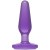 Doc Johnson Crystal Jellies Butt Plug Medium - анальная пробка, 13х3.5 см (фиолетовый) - sex-shop.ua