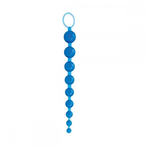 Topco Sales Sex Please! Sexy Beads - анальные бусы, 23.5х2.8 см (синий) - sex-shop.ua