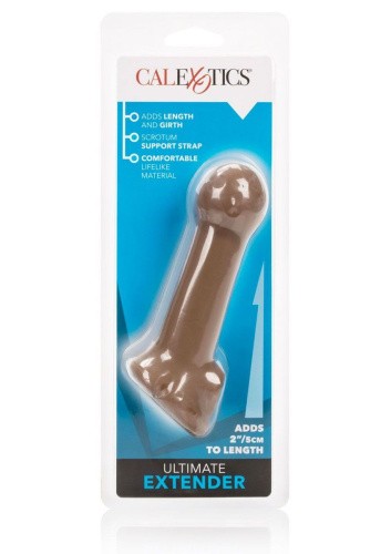 California Exotic Novelties Ultimate Extender - Насадка на член, 16х5 см (коричневая)