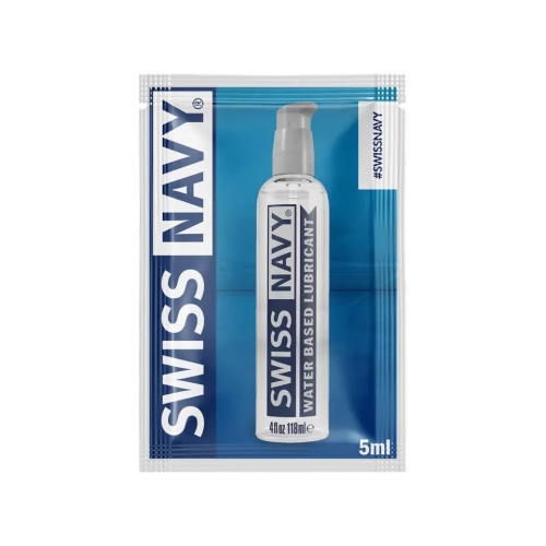Swiss Navy Water-Based - Пробник густого лубриканта на водной основе, 5 мл - sex-shop.ua