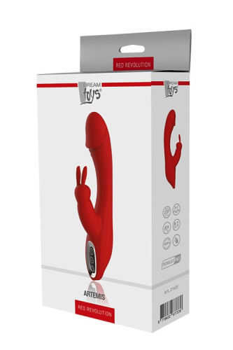 Dream Toys Red Revolution Artemis - Вибратор-кролик, 14,5 см (красный)