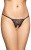 SoftLine - G-String 2499 - Трусики женские, S/L (чёрные)