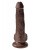 King Cock 6' Cock With Balls Brown - Фаллоимитатор 15.2х3.8 см (коричневый)